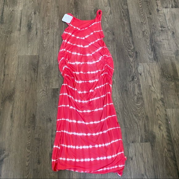 NWT Ingrid & Isabel Maternity tye dye maxi dress - Picture 4 of 5